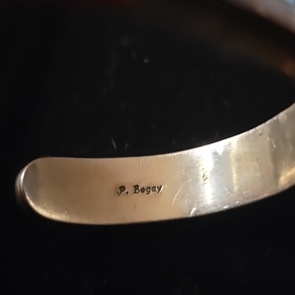 Navajo and Zuni Sterling Silver Inlay Bracelets Damaged Paul Begay/Tracy Zunie - Picture 6 of 15